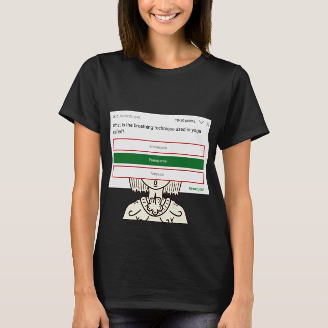 T-shirt Qu'est-ce que la technique de respiration chemise (Devant)