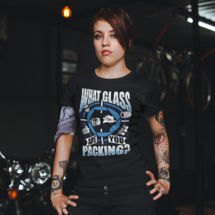 T-shirt Qu'est-ce que le verre sont que vous empaquetez - 