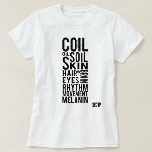 T-shirt Qu'est-ce que Melanin Expressive