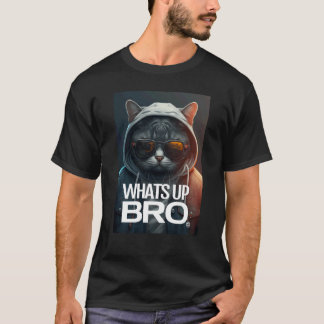 T-shirt QU'EST-CE QUI SE PASSE FRÈRE Mode Streetwear Clubb