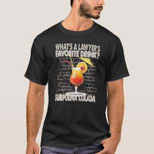 T-shirt Qu'est-ce qu'un avocat buveur favori papa plaisant