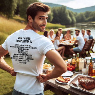 T-shirt Qu'est-ce qu'un concours de barbecue ?