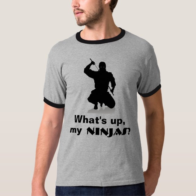 T-shirt Qu'est, mon Ninjas ? (Devant)