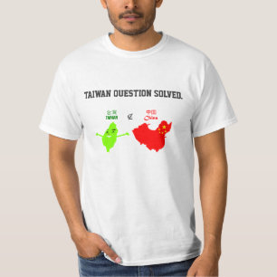 T-shirt Question de Taïwan résolue