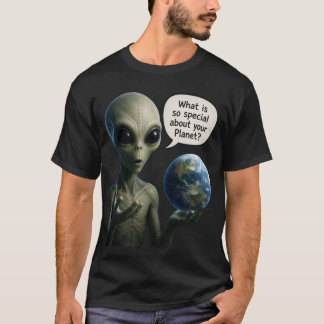 T-shirt Question extraterrestre
