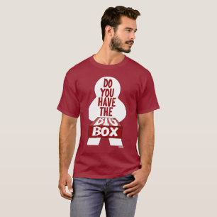 T-shirt Question sur la table de jeu de la carte Big Box