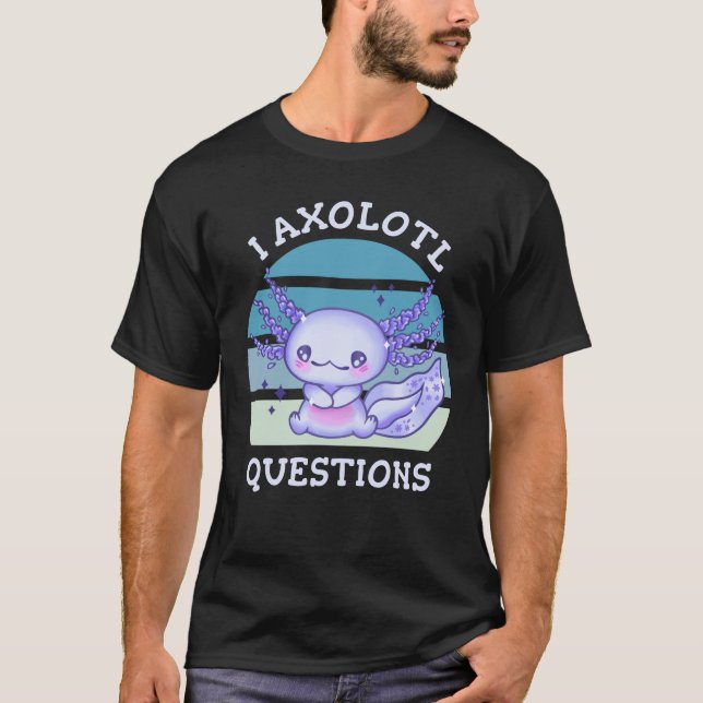 T-shirt Questions axolotales (Devant)