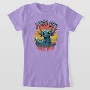 T-Shirt "QUESTIONS AXOLOTL - Vibes de graffitis rétro"
