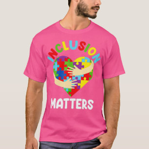 T-shirt Questions d'inclusion Éducation spéciale Autisme