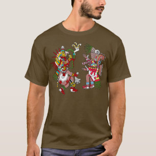 T-shirt Quetzalcoatl Tezcatlipoca Azteca Mexique Aztec G