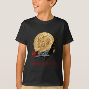 T-shirt Queue de rouge de Tuskegee
