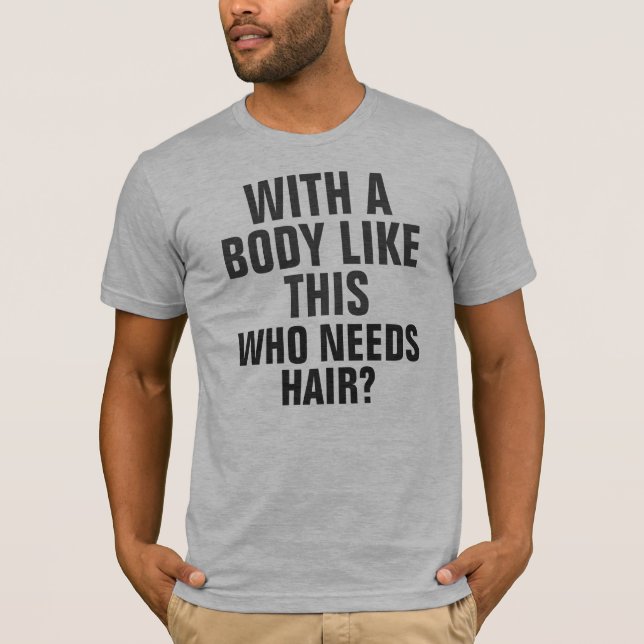 T-shirt Qui a besoin d'Humour capillaire Dit (Devant)