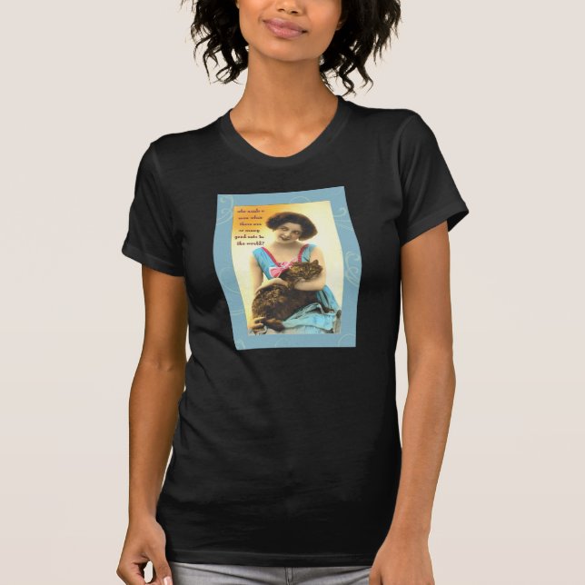 T-shirt qui a besoin d'un homme tant de bons chats (Devant)