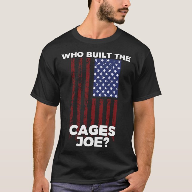 T-shirt Qui a construit les cages Joe (Devant)