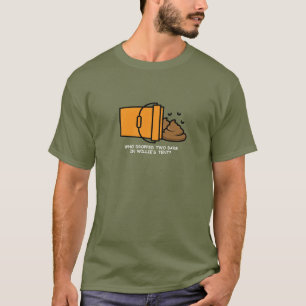 T-shirt Qui A Laissé Deux Bars