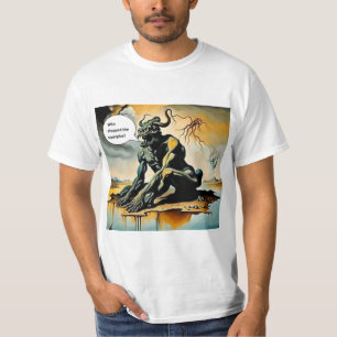 T-shirt Qui a laissé tomber la colle super forte