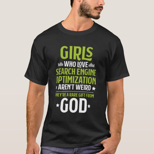 T-shirt Qui aime Search Engine Optimization Seo (Devant)