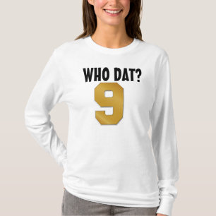 T-shirt Qui est-ce ? N° 9/Or noir
