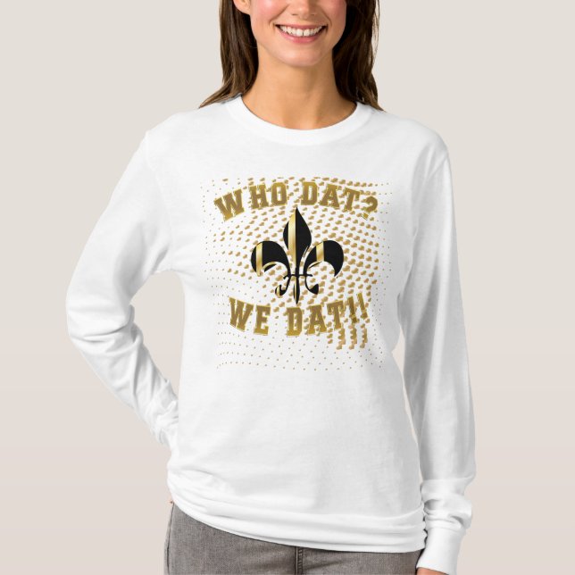 T-shirt Qui est-ce ?/nous dat/fleur de Lis ? (Devant)