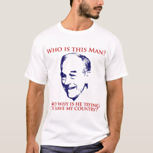 T-shirt Qui est cet homme ? Chemise de Ron Paul