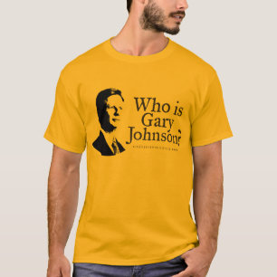 T-shirt Qui est Gary Johnson ? Chemise