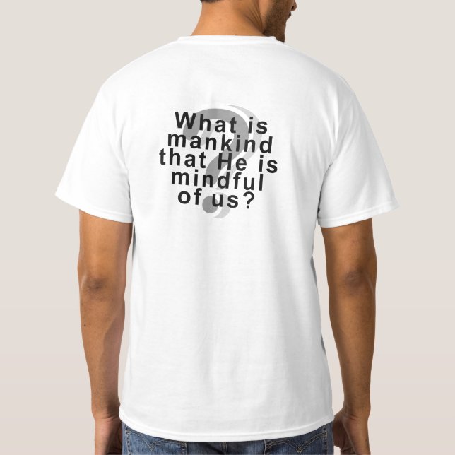 T-shirt Qui est homme ? (Dos)