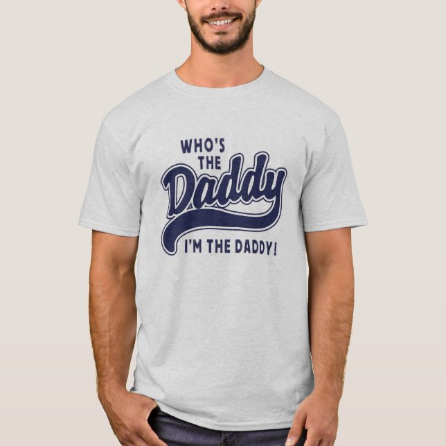 T-shirt Qui est le papa (Devant)