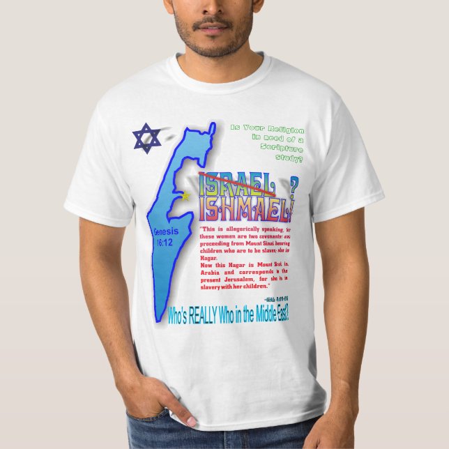 T-shirt Qui est vraiment qui dans le Moyen-Orient (Devant)