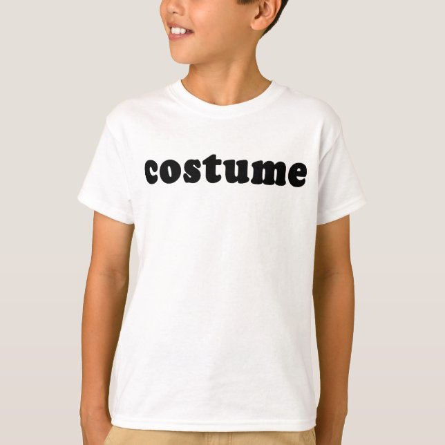 T-shirt qui indique juste le COSTUME (Devant)