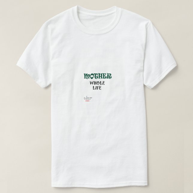 T-shirt qui indique l'amour de maman (Design devant)