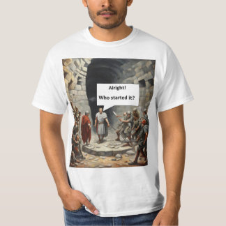 T-shirt Qui l'a commencé
