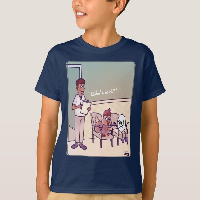 T-shirt Qui sera la prochaine marine de garçon (Devant)