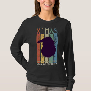 T-shirt Qui veut un cadeau, cherchez Père Noël.b
