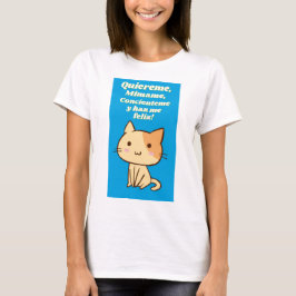 T-shirt quiereme y hazme feliz