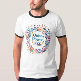 T-shirt Quiet Power Loud Pride LGBTQ Camping