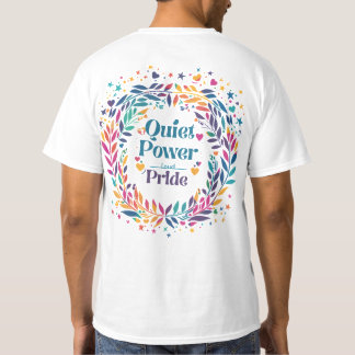 T-shirt Quiet Power Loud Pride LGBTQ Camping