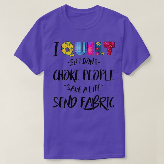 T-shirt Quil Seamstress Quote Quote Drôle Couture (Design devant)