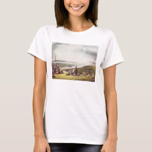 T-shirt Quillebeuf, des "vues sur la Seine", gravée par