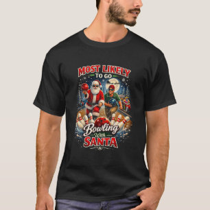 T-shirt Quilles avec le Père Noël