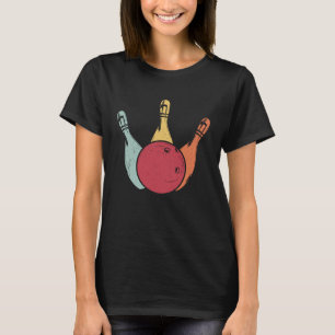 T-shirt Quilles de boule de bowling Joueur de quilles Frap
