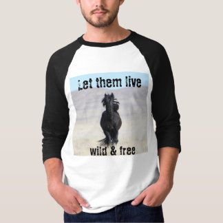 T-shirt Qu'ils vivent en liberté et en liberté WHERE
