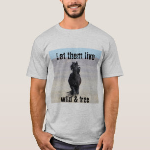 T-shirt Qu'ils vivent en liberté et en liberté WHERE