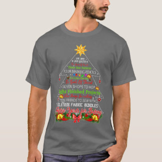 T-shirt Quilting Christmas Tree One Long Arm Quilter