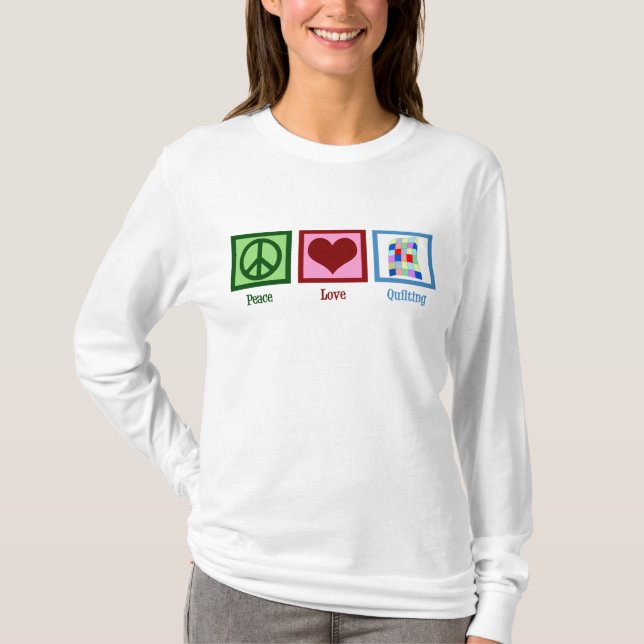 T-shirt Quilting de la paix (Devant)