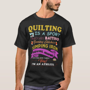 T-shirt Quilting Est Un Sport Drôle Quilt Dit Sewing Quil