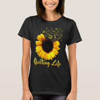T-shirt Quilting Life Sun Flower Je l'aime tous les jours