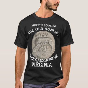 T-SHIRT QUILTS BOWLING ANCIENS OS CHRISTIANSBURG VIRGINIE
