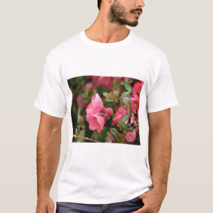 T-shirt Quince rose printanier
