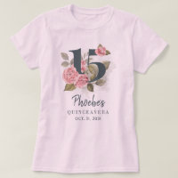 Quinceanera Rustique Floral 15e anniversaire corre