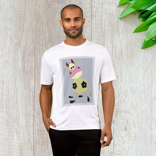 T-shirt Quirinal Cartoon Vache Fun Animal de ferme (Créateur téléchargé)